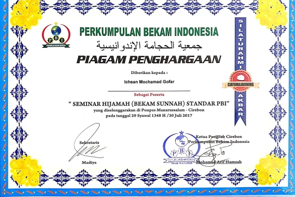 piagam pbi 2