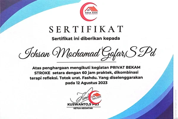 sertifikat umah oren